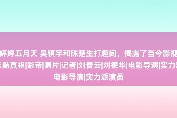 婷婷五月天 吴镇宇和陈楚生打趣间，揭露了当今影视圈的桀黠真相|影帝|唱片|记者|刘青云|刘德华|电影导演|实力派演员